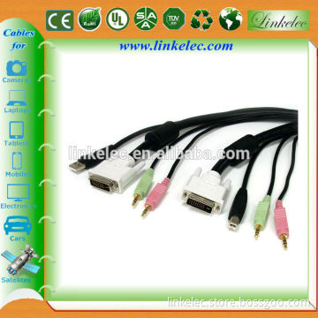 4-IN-1 KVM Switch cable computer cable